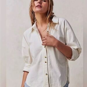 Free People We the Free Ellie Top XS In Optic White